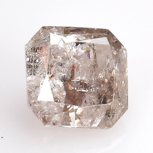 0.25 Carat Champagne Brown Radiant Cushion Natural Diamond 54 P