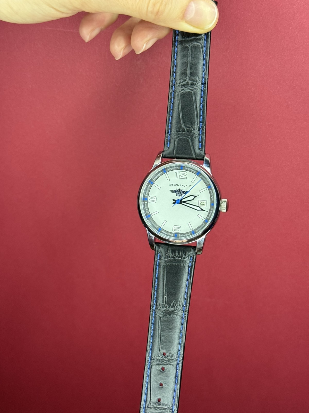 Aviator Watch Mechanical Pilot Soviet USSR Military Calendar Men Day Raketa