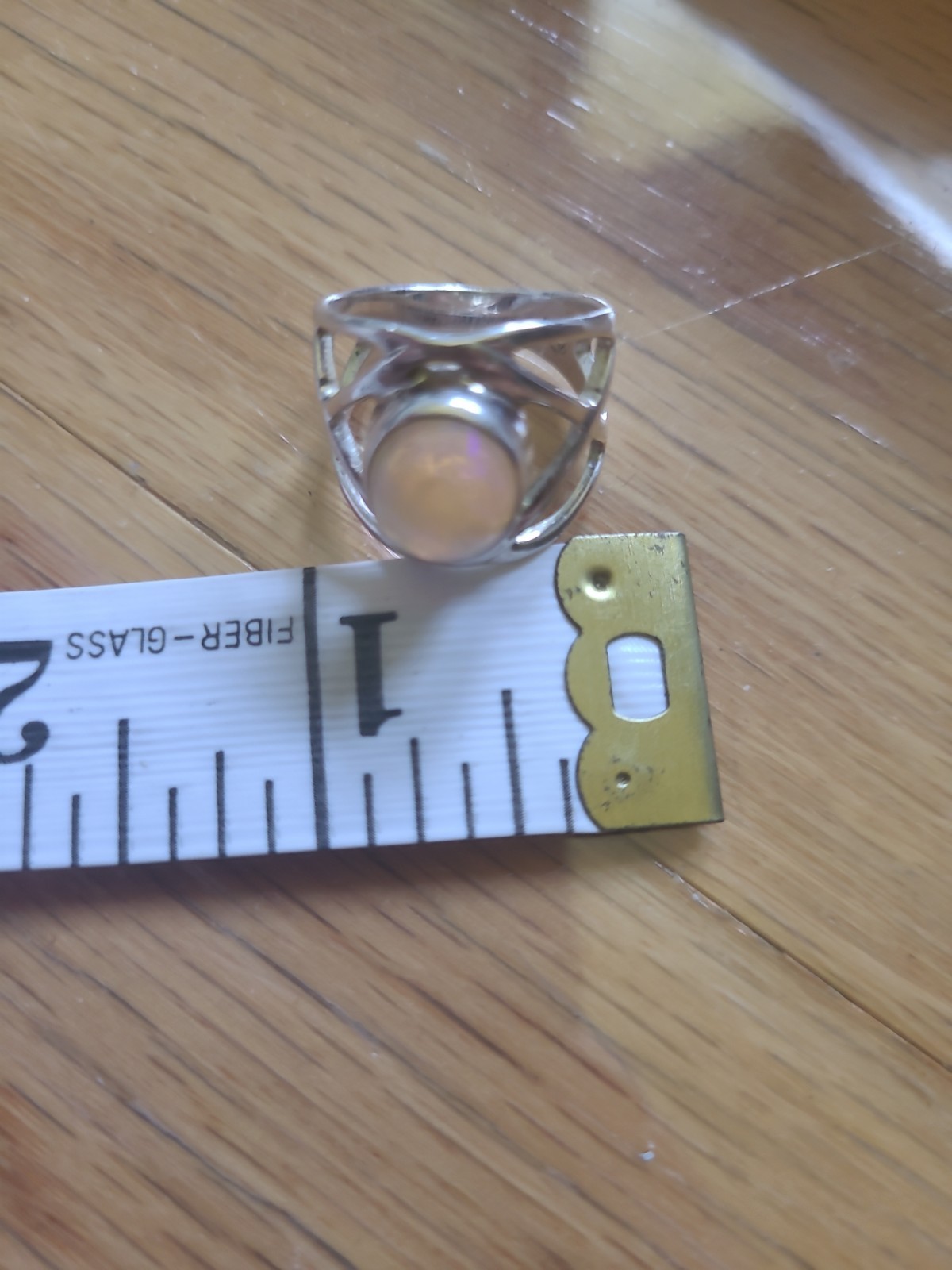 925 Sterling Silver Ethiopian Opal Ring Size 6 JTV Gemstone Jewelry