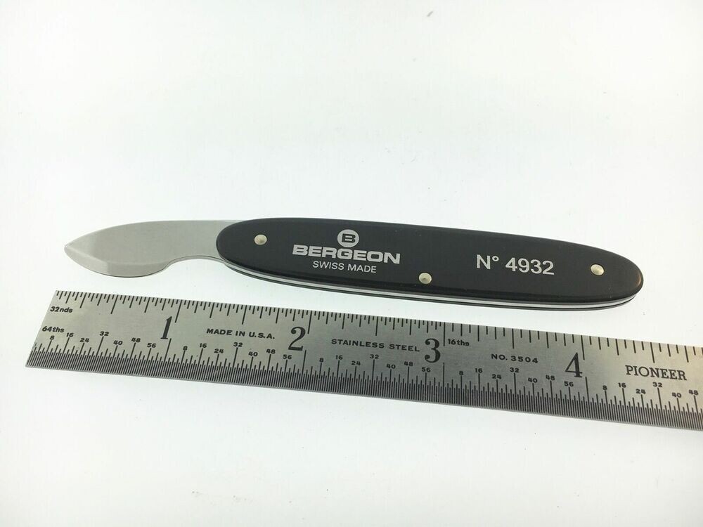 Bergeon 4932 Swiss Made Watch Back Case Opener Knife Blade tool USA