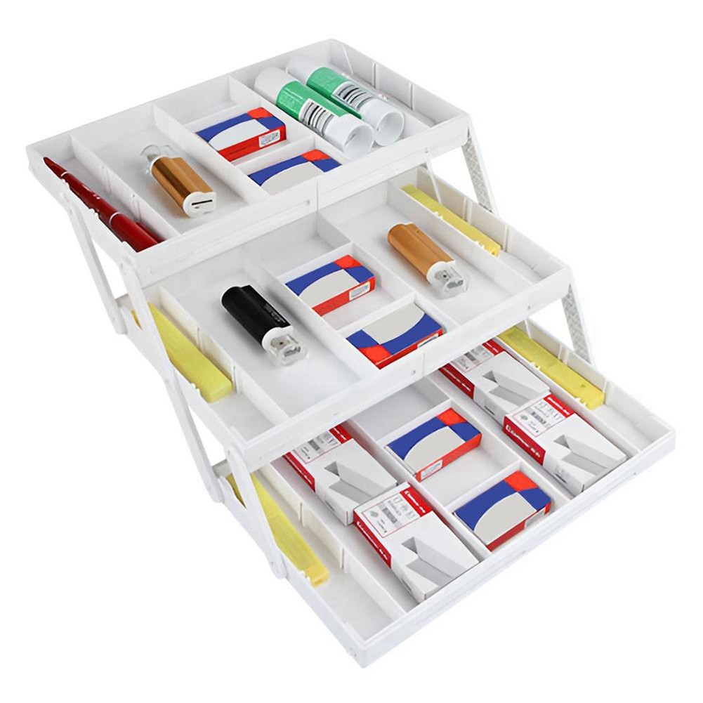 Jewelry Display Holder White Foldable Kitchen Storage Box for Jewelry and 2756