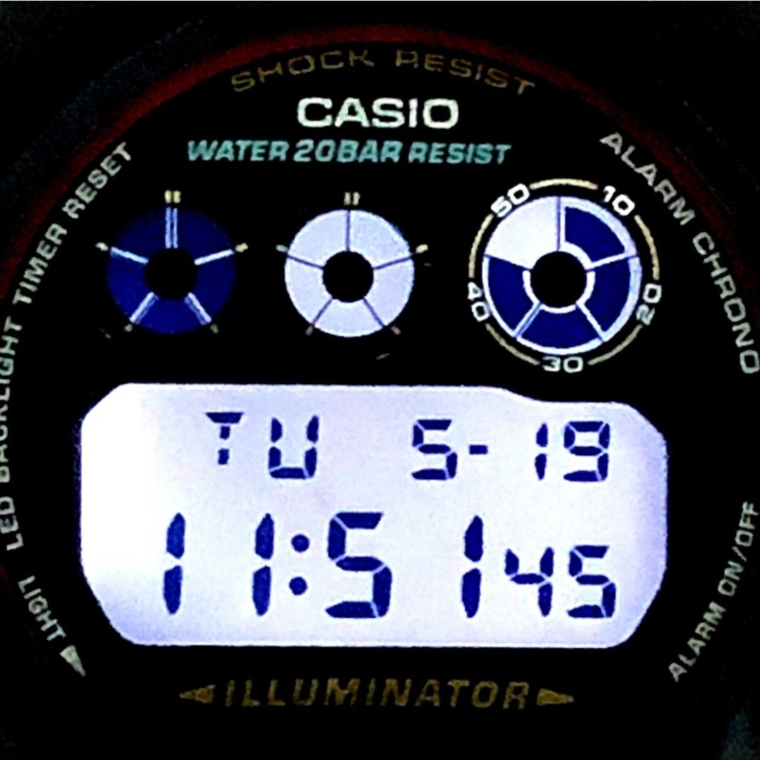 G SHOCK DW 6900RL 1 Iconic Styles LED Light First Generation Color Third Release
