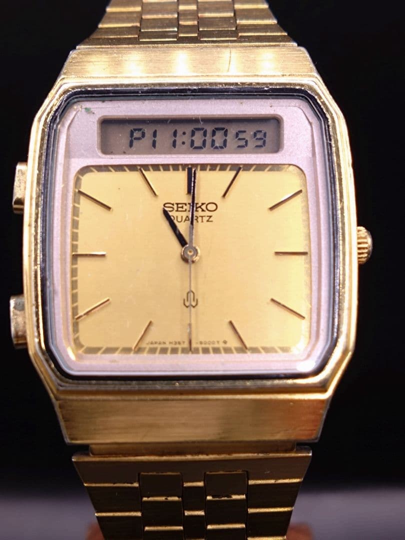 Operational SEIKO H357 5000 Digital Analog Hybrid