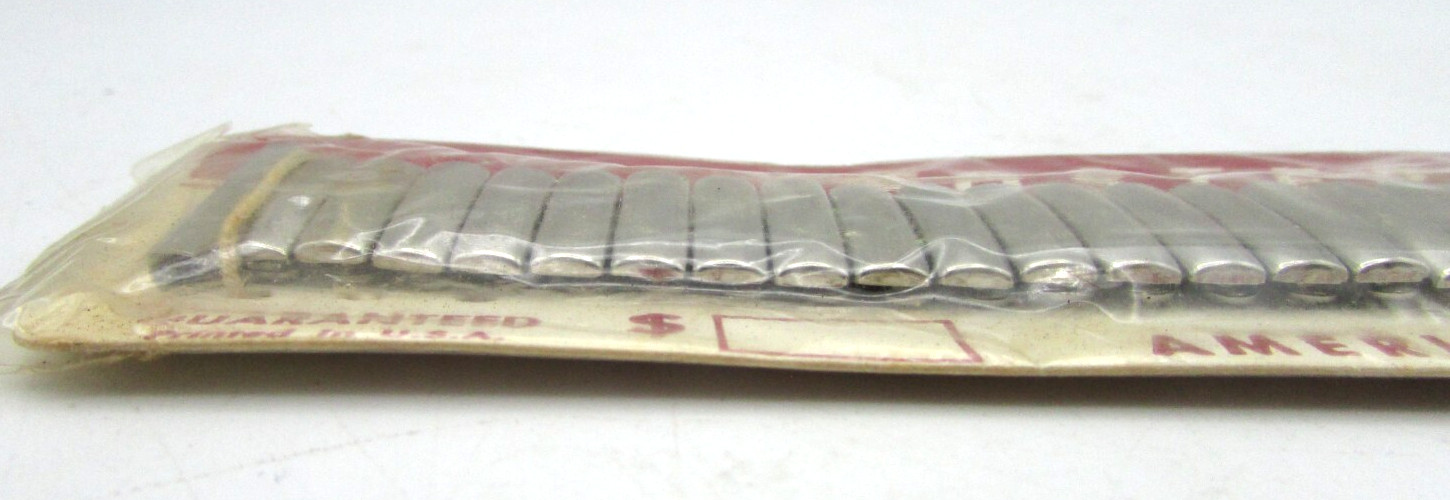 FOSTER-99 STAINLESS STEEL 1950’s-1960’s WRISTWATCH BAND PARTS OR REPAIR W66