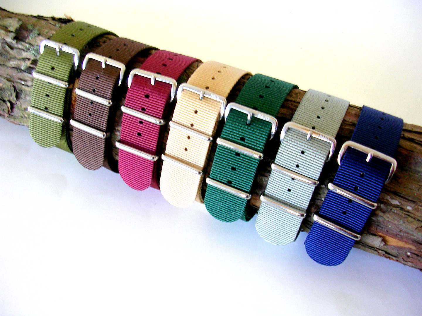 NATO® strap G10 Ballistic nylon military MoD diver Sport watch band Stitched USA