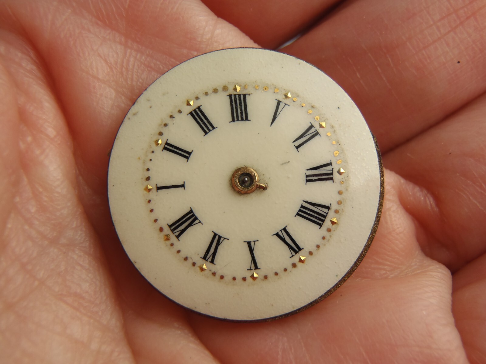 Vintage Manual Wind Watch Movement 23.9mm Across For Parts