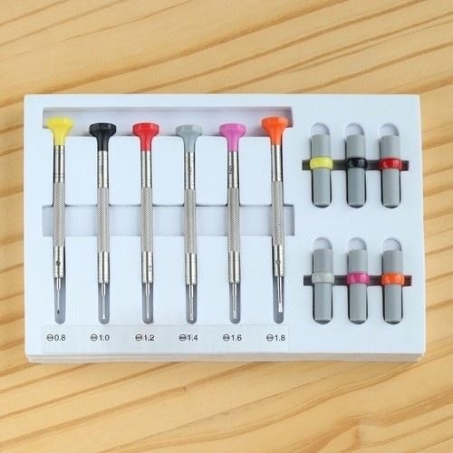 V-Blade Screwdriver Set for Rolex Watch Bracelet 0.8-1.8mm Watchmaker Tool-