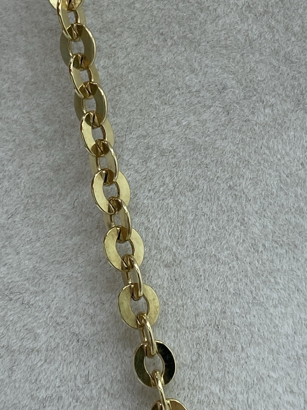 UNO A-ERRE Italy 14K Rolo Link Chain 28”