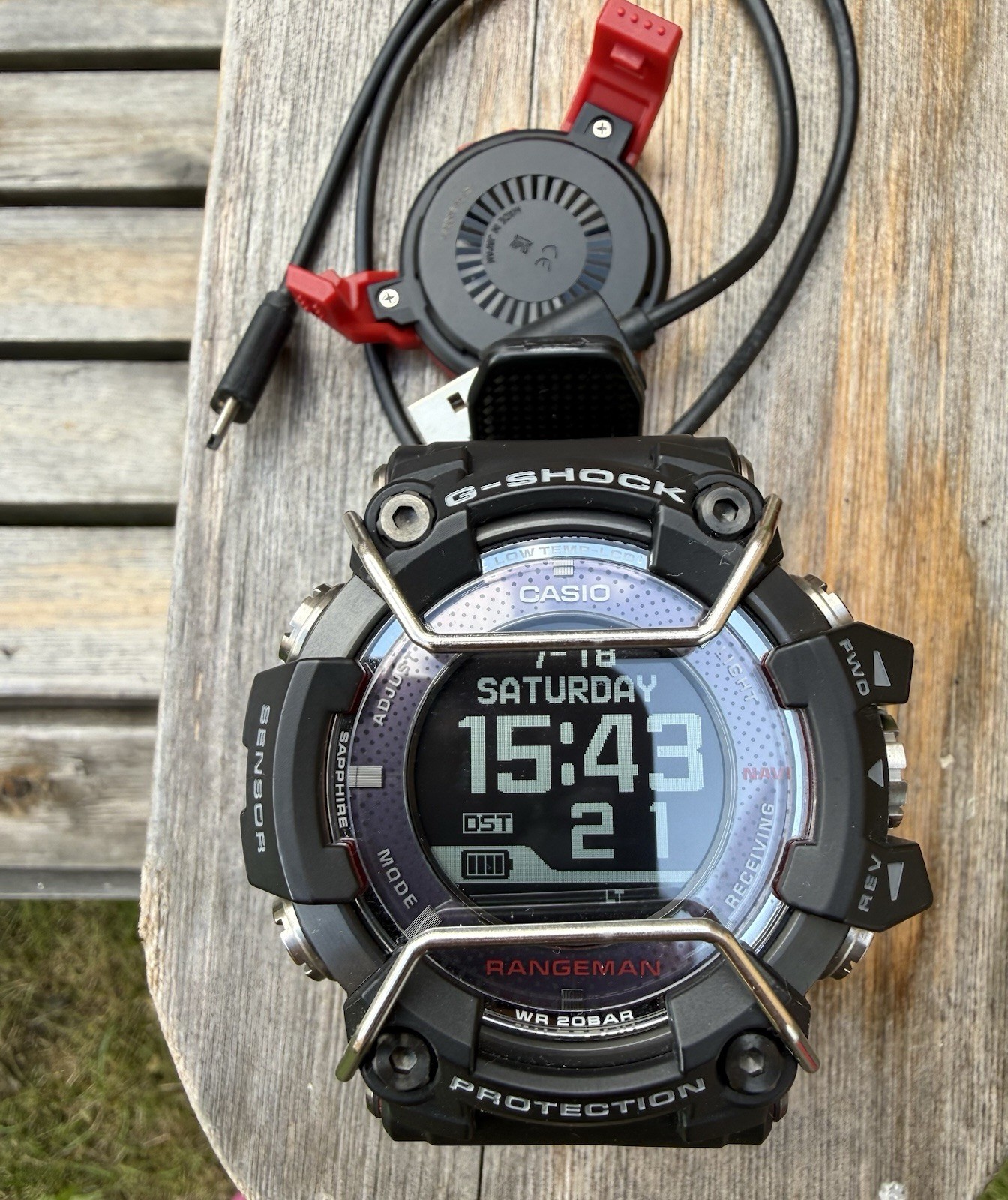 Casio G-Shock Rangeman GPR-B1000 GPS Solar Watch w/Charger& JaysAndKays BULLBARS