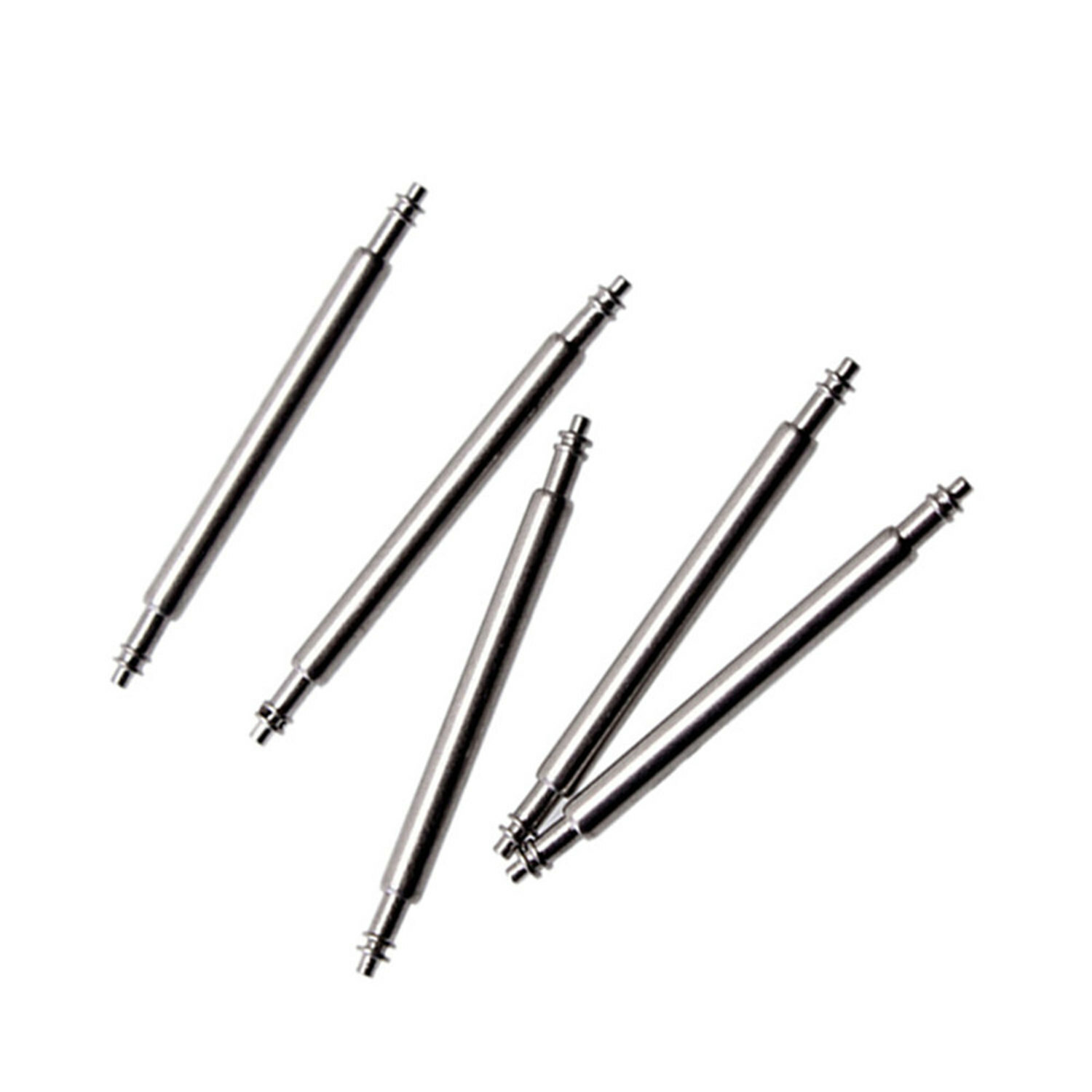 20pcs 10-27mm Stainless Steel Spring Bar Watch Band Release Pins D1.3 1.5 1.8mm