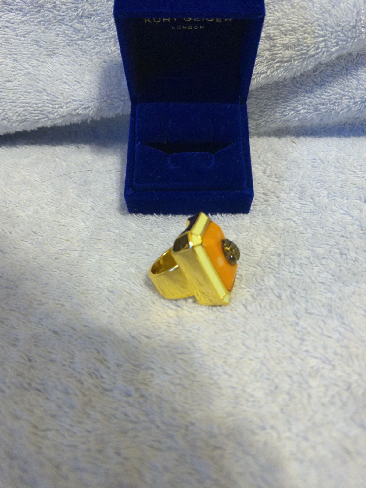 Kurt Geiger Size 9 Eagle Cocktail Ring New In Box