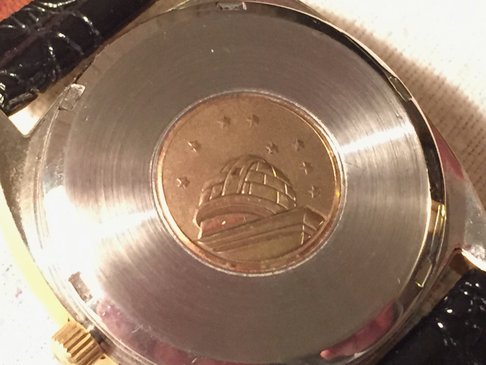 Omega Constellation Day/Date Gold Dial Vintage Watch