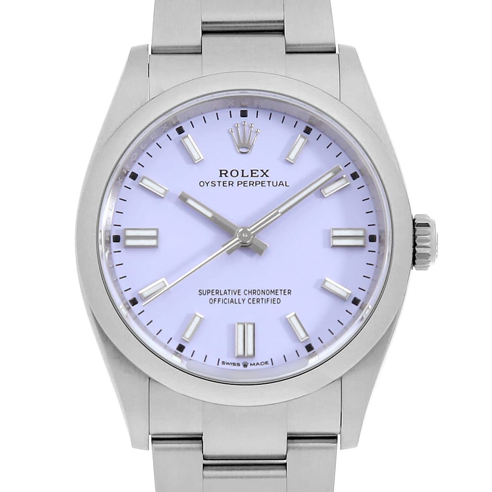 ROLEX Oyster Perpetual 36 126000 lavender Random Number second hand mens