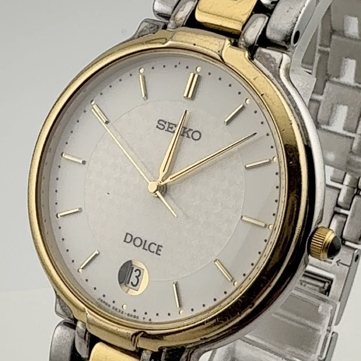 SEIKO 5E32 6A80 Seiko DOLCE Quartz Men s Boys Wristwatch Working Battery Replace