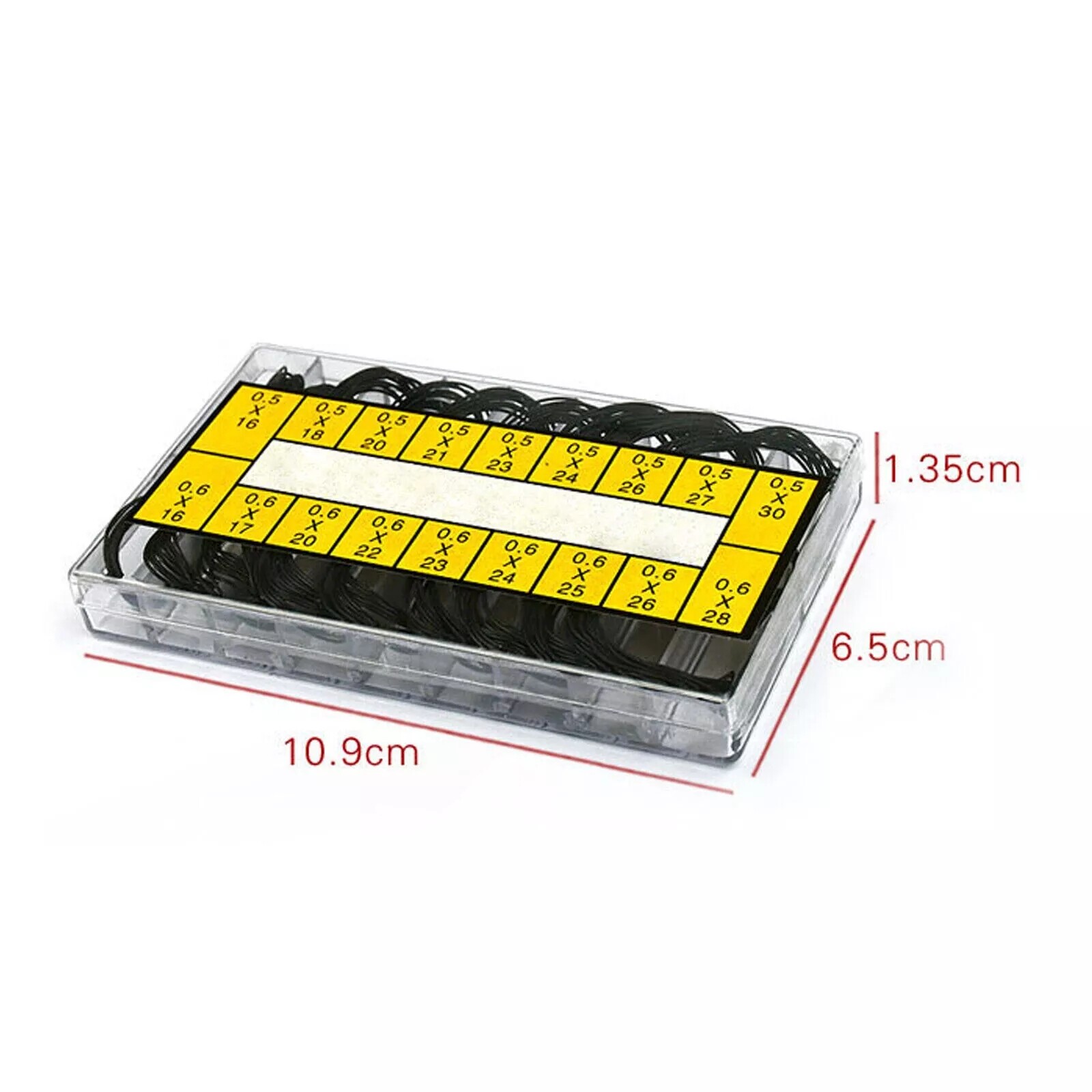 1 Box of Rubber Watch Case Gasket Watch Seal Washers Watch Back Gaskets Kit