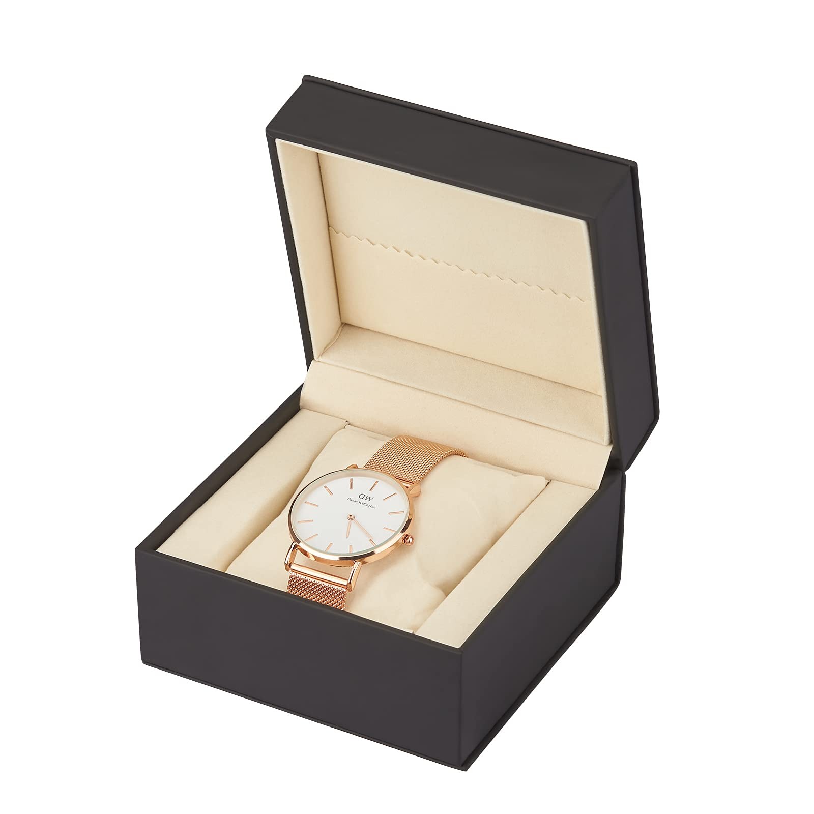 Luxury Black Single Watch Gift Box with Pillow PU Leather Wristwatch Display Cas