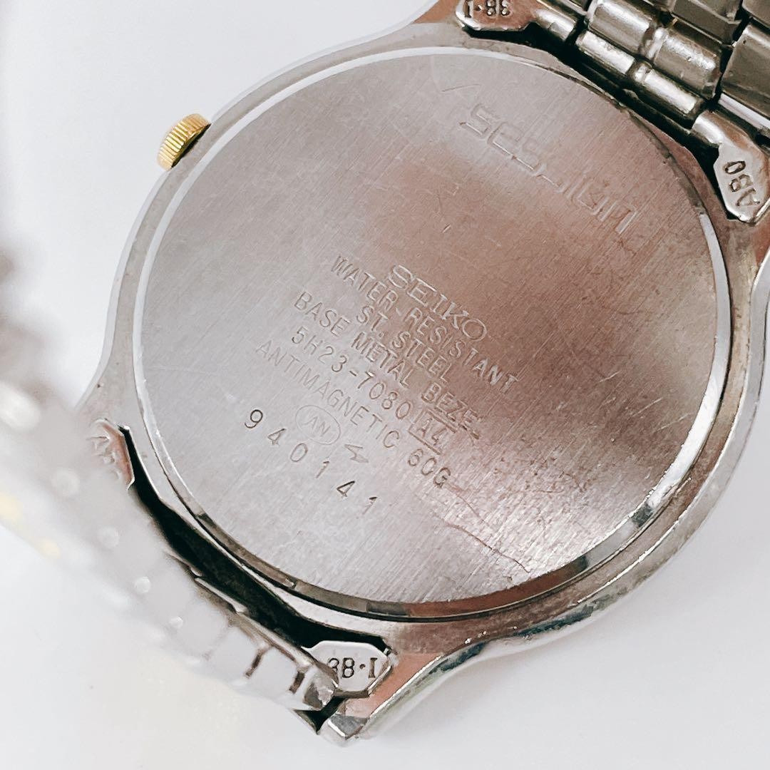 New battery/working Seiko men’s Day-Date vintage 5H23-7080