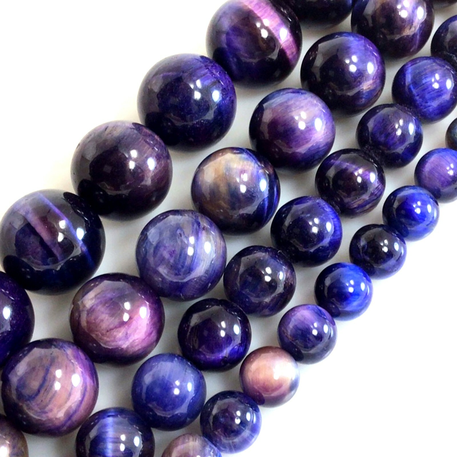Gemstone Galaxy Tiger eye Round Loose Beads 15″ 4mm 6mm 8 10mm 12mm 16mm Beading