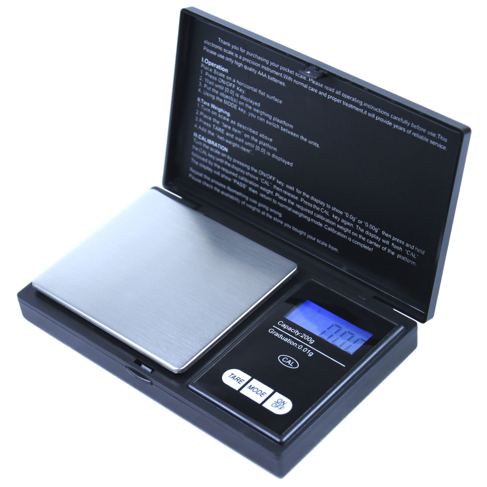 Clearance 200gx0.01g Precision Digital Pocket Scale for Gold Jewelry Reload