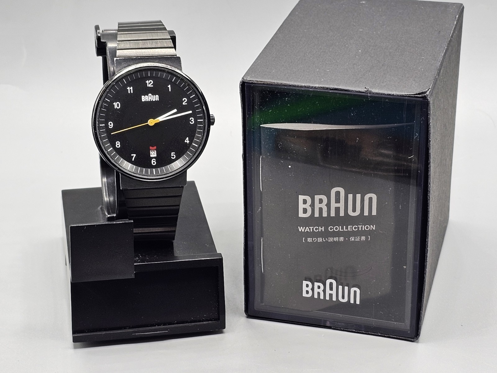 Braun BNH0032BKBKG Classic Quartz Watch Black Dial 40mm Mens Watch US Seller
