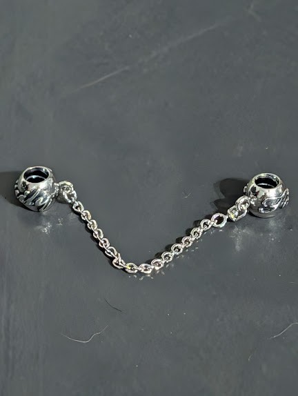 New Authentic Pandora Family Forever Safety Dangle Chain Charm 925 Sterling
