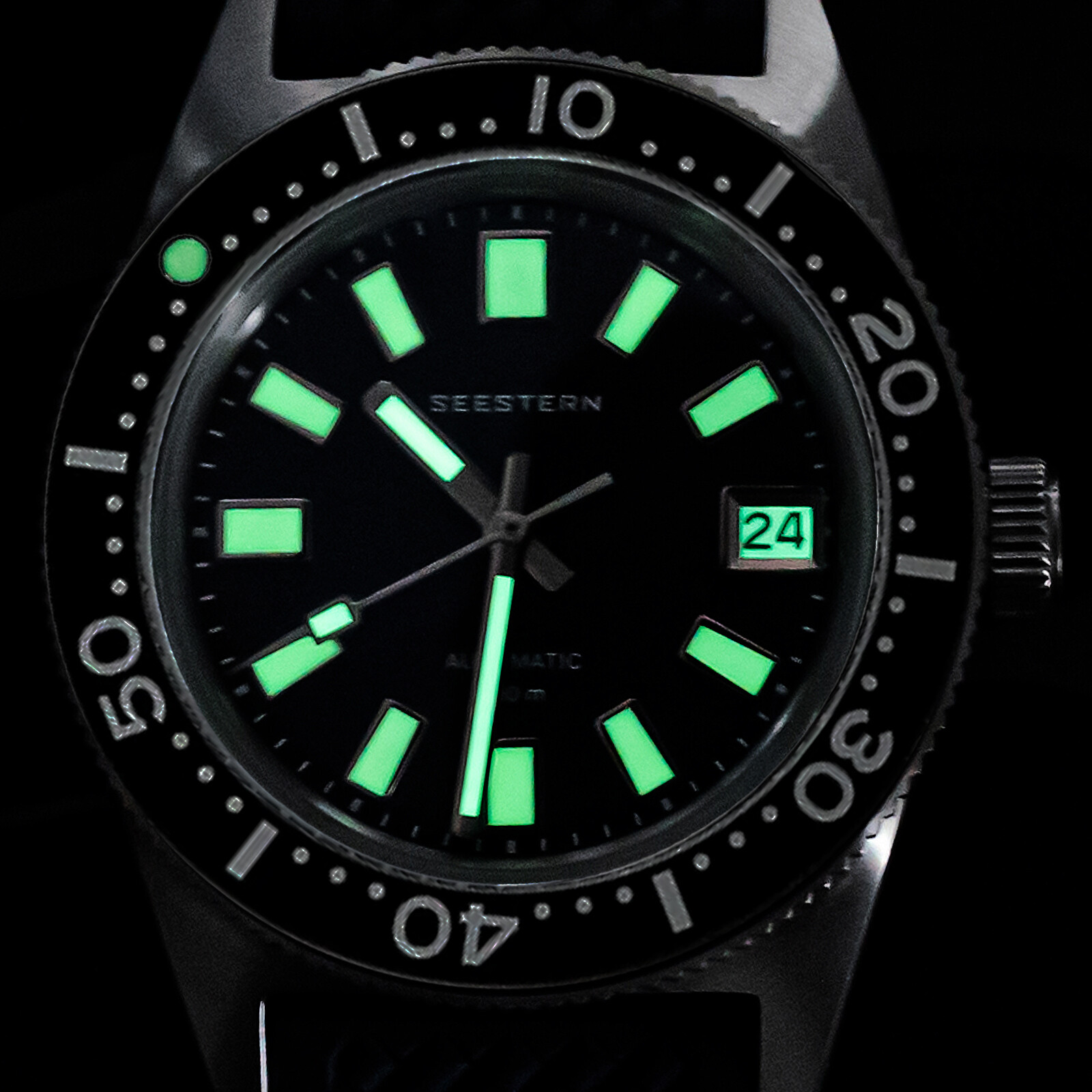 Seestern V3 62MAS 20ATM Genuine Ceramic Bezel 200m DIVER’S Watch SE2021-D62S-RK