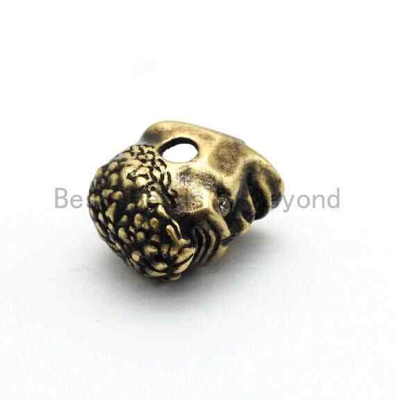 Antique Color Hulk Head Spacer Bead for Jewelry Making, 12x11x8mm – sku#Y1110