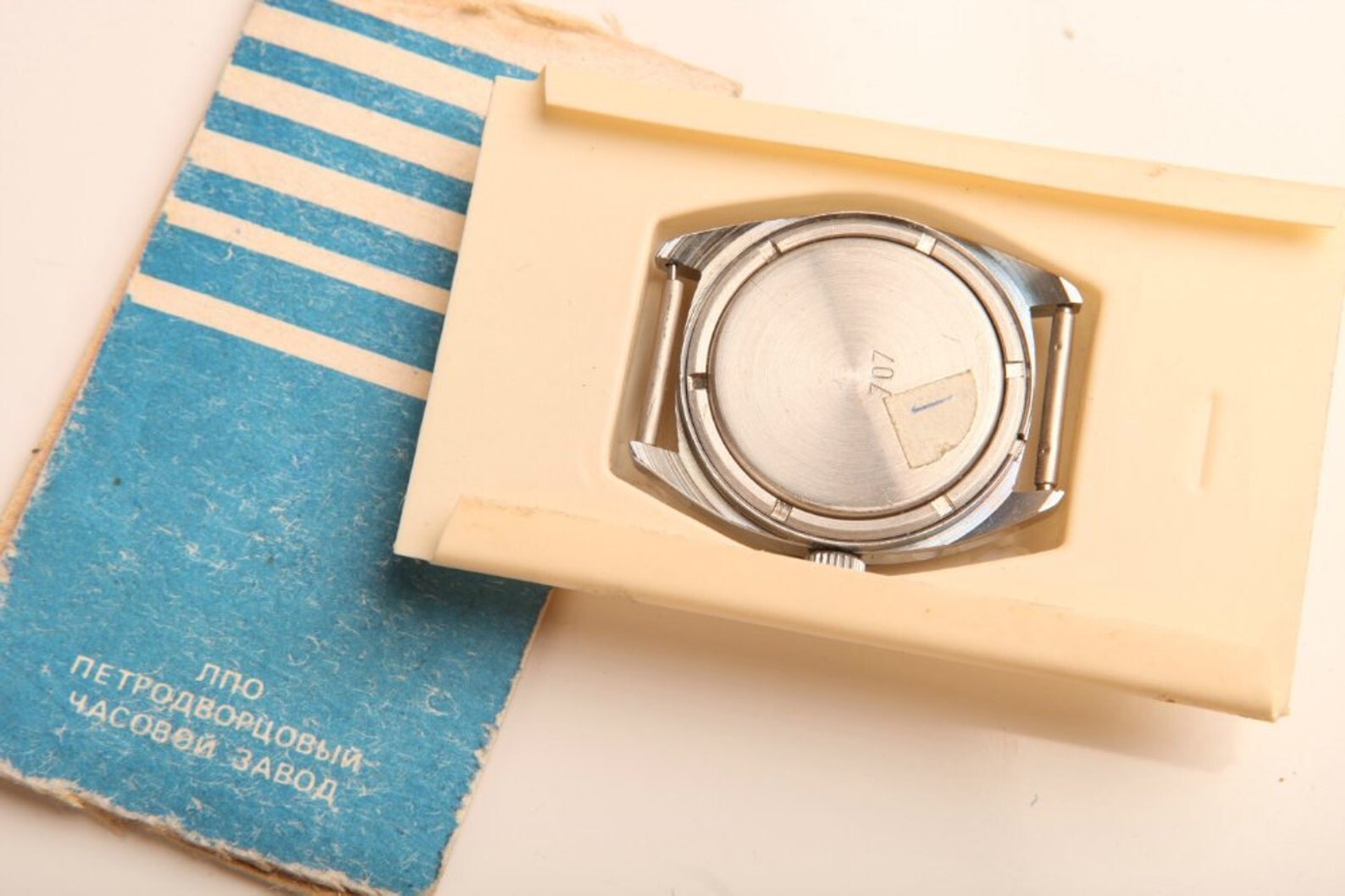 Raketa Russian Soviet Era Wrist Wind UP Watch New NOS Never Used Made in RussiA