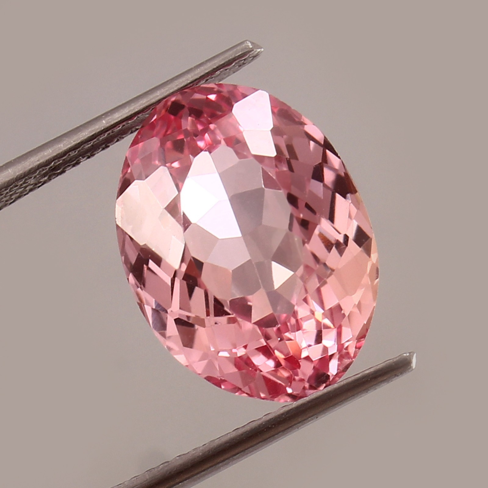 Natural Flawless Ceylon Padparadscha Sapphire Oval Cut Loose Gemstone 11.80 Ct