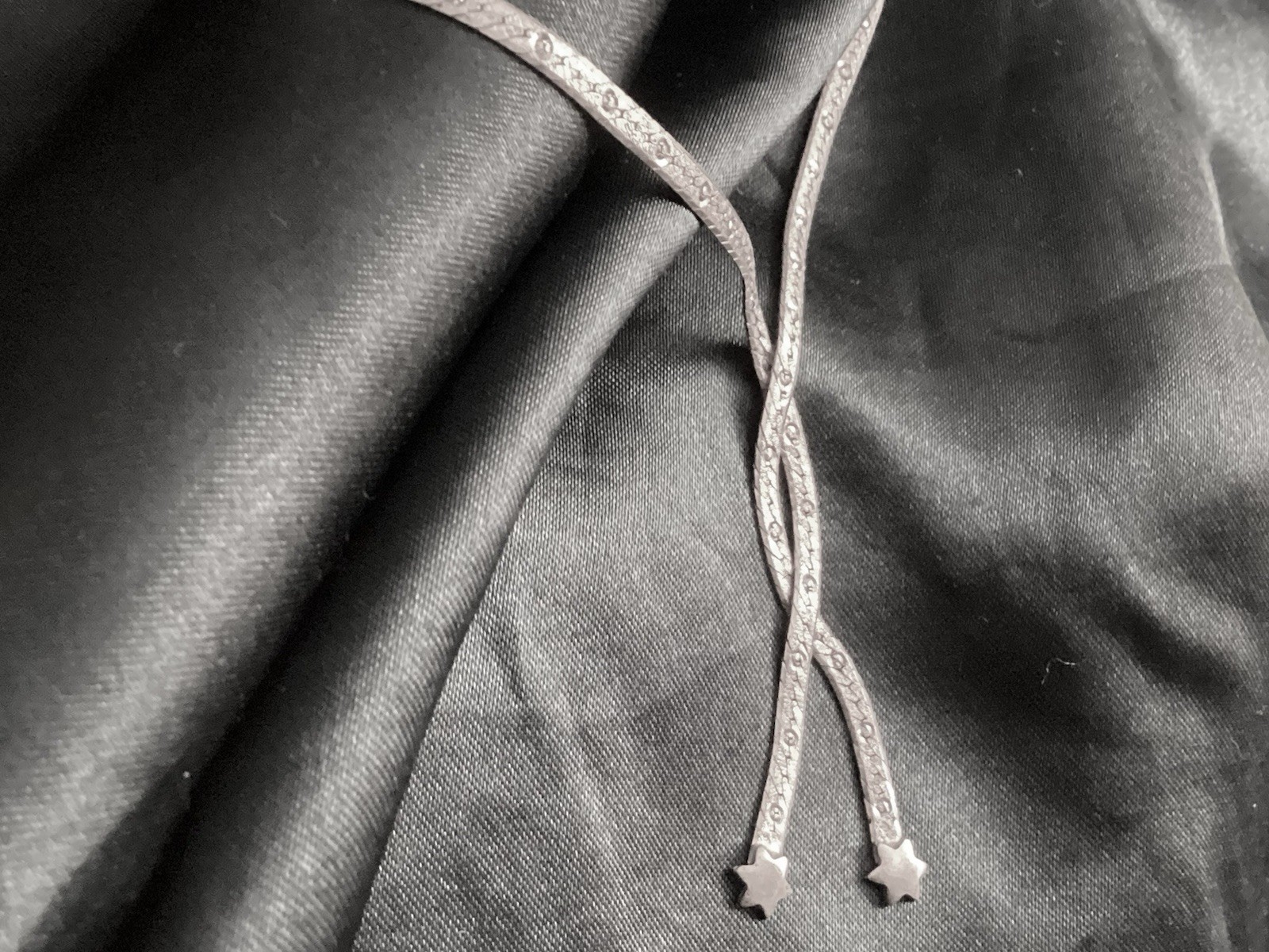 Two Stars Collide .925 Sterling Silver Necklace Beautiful Details Women