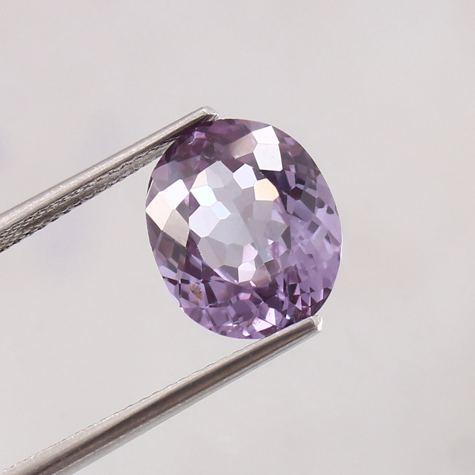 AAA Natural Flawless Ceylon Violet Spinel Loose Oval Gemstone Cut 12×10 MM