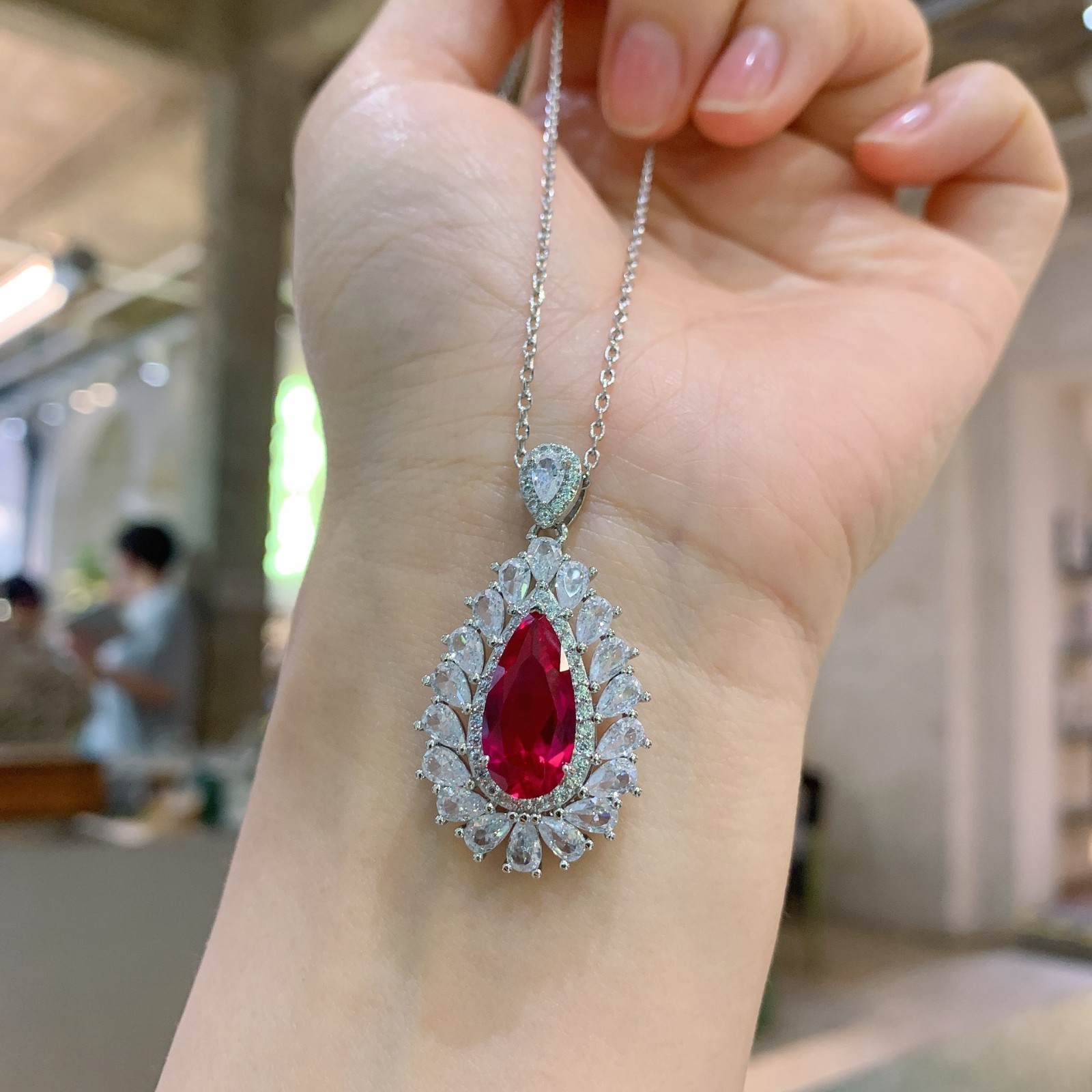 Necklaces and Rings: Red, Vintage, Fashionable, High-End, and Affordable Luxury