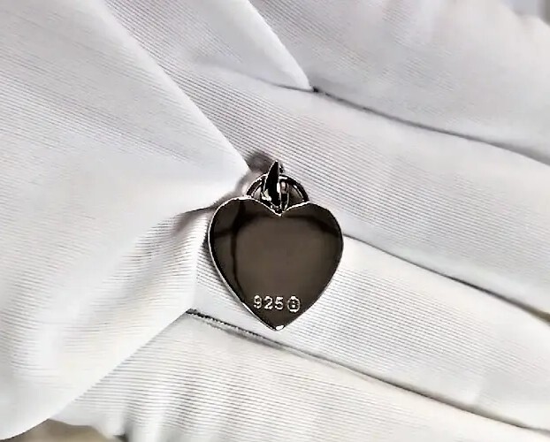 Personalised 925 Sterling Silver Engraved Heart Charm Pendant Necklace Gift