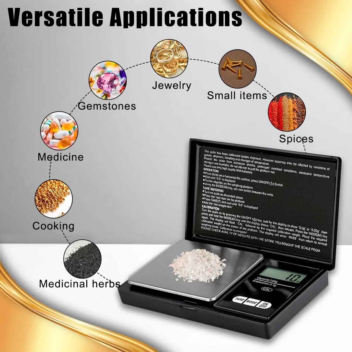 1000G Food Scale, Digital Kitchen Scale Weight Grams and oz for Cooking Baking