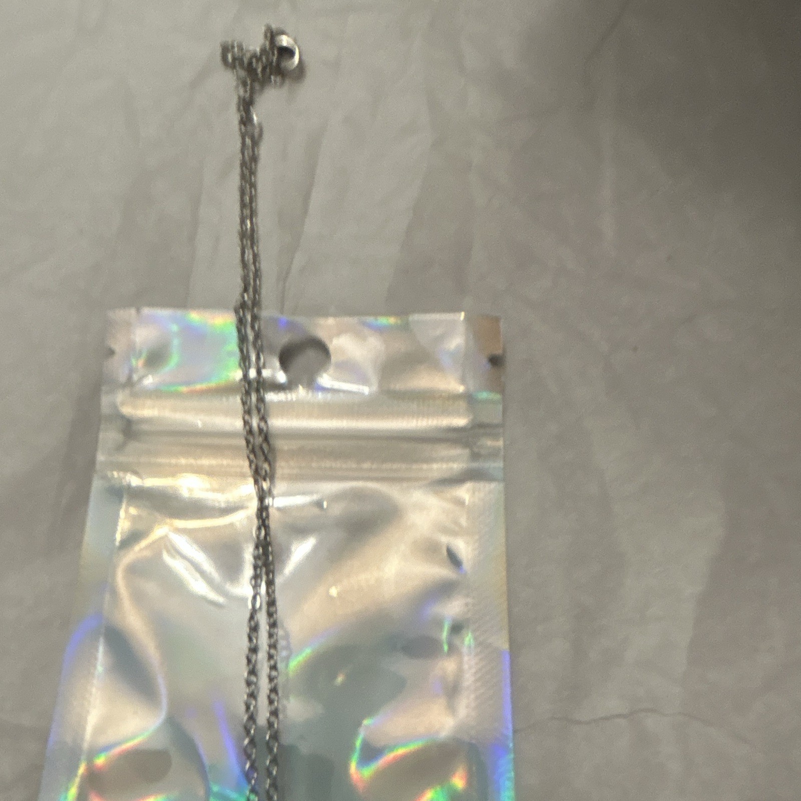 Silver Tone Cable Chain Necklace Purple Stone Turtle Charm Pendant Lobster Clasp