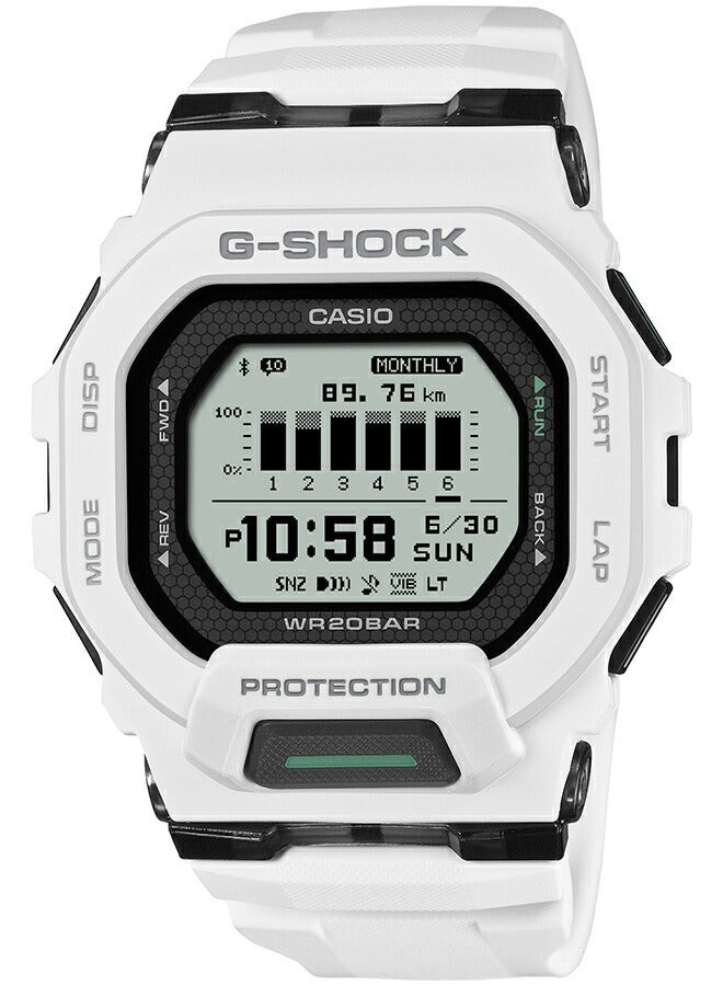 CASIO G-Shock GBD-200-7 Bluetooth Mens Watch White Sport Quartz 2020-Now New