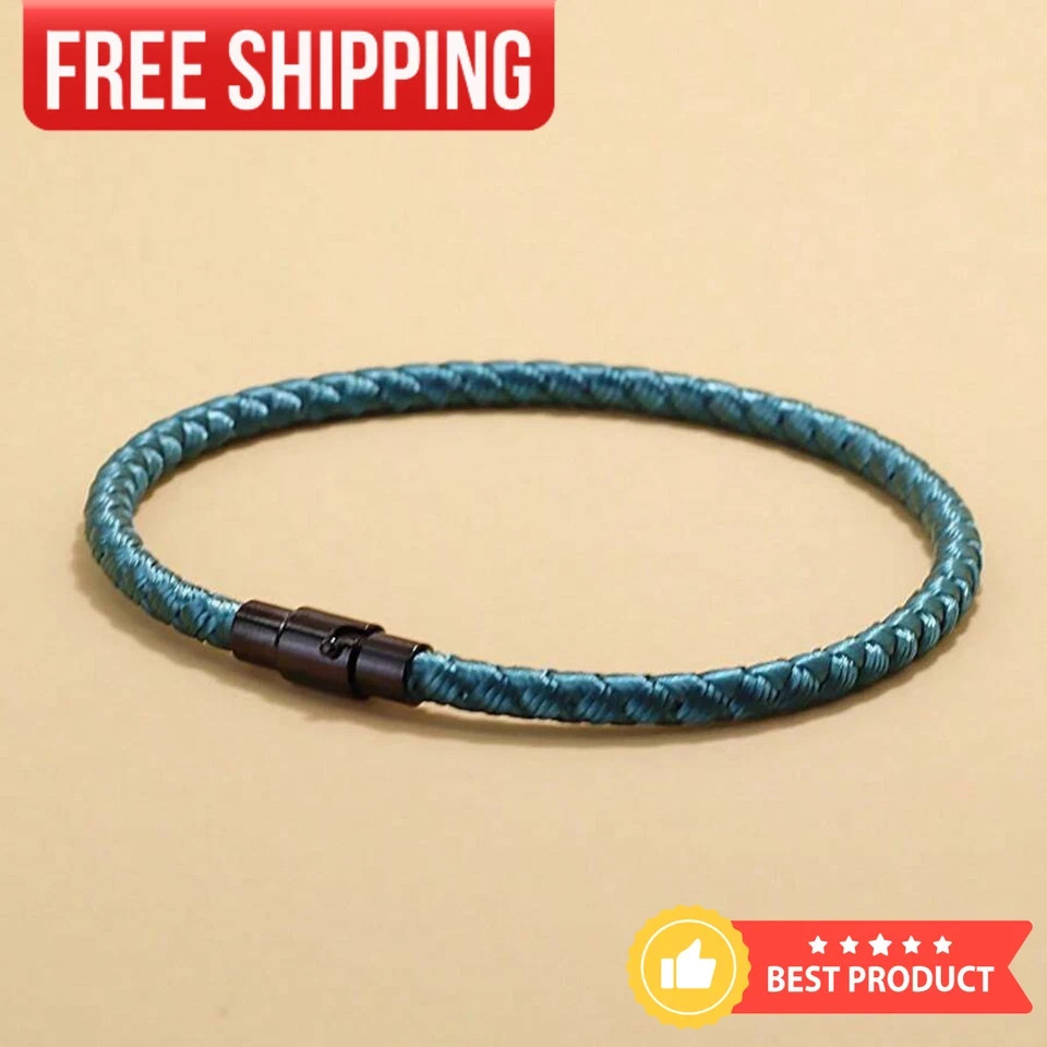 Braided Rope Bracelet Good Luck Fortune Couple Bracelet Cuff Bangle For Man Wome