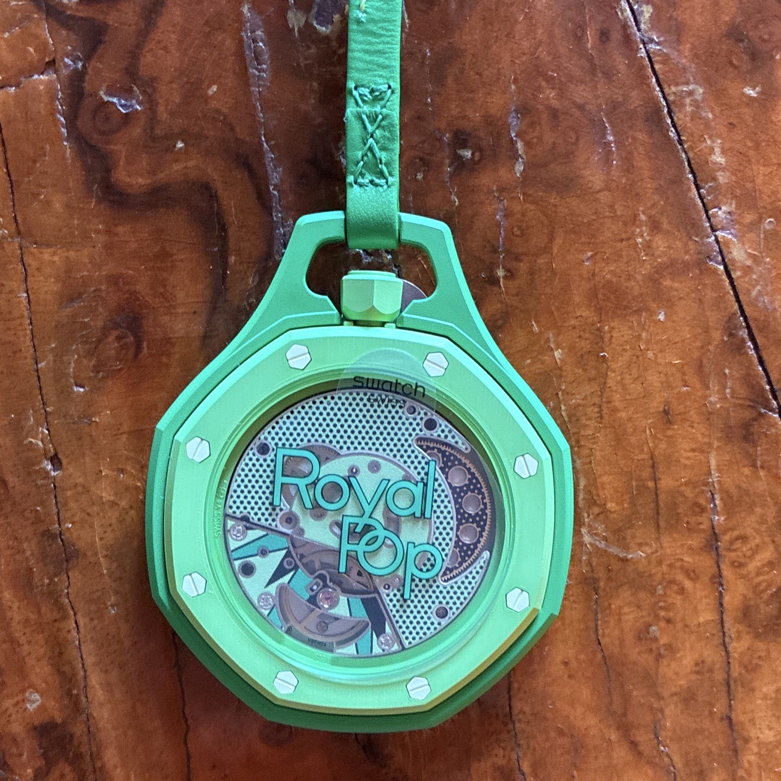 Swatch x Audemars Piguet Royal Pop “Green Eight” Brand New, Box and Papers