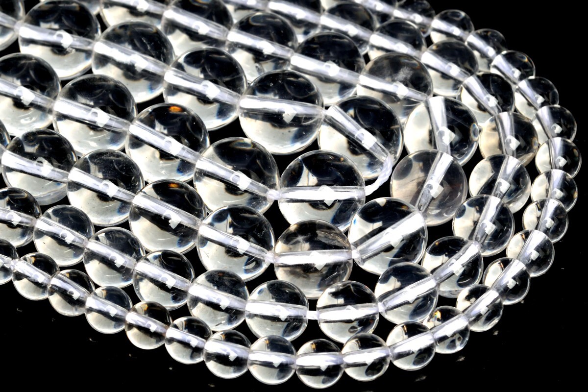Natural Crystal Clear Quartz Grade AAA Round Loose Beads 4/6/7/8/9-10/11-12MM