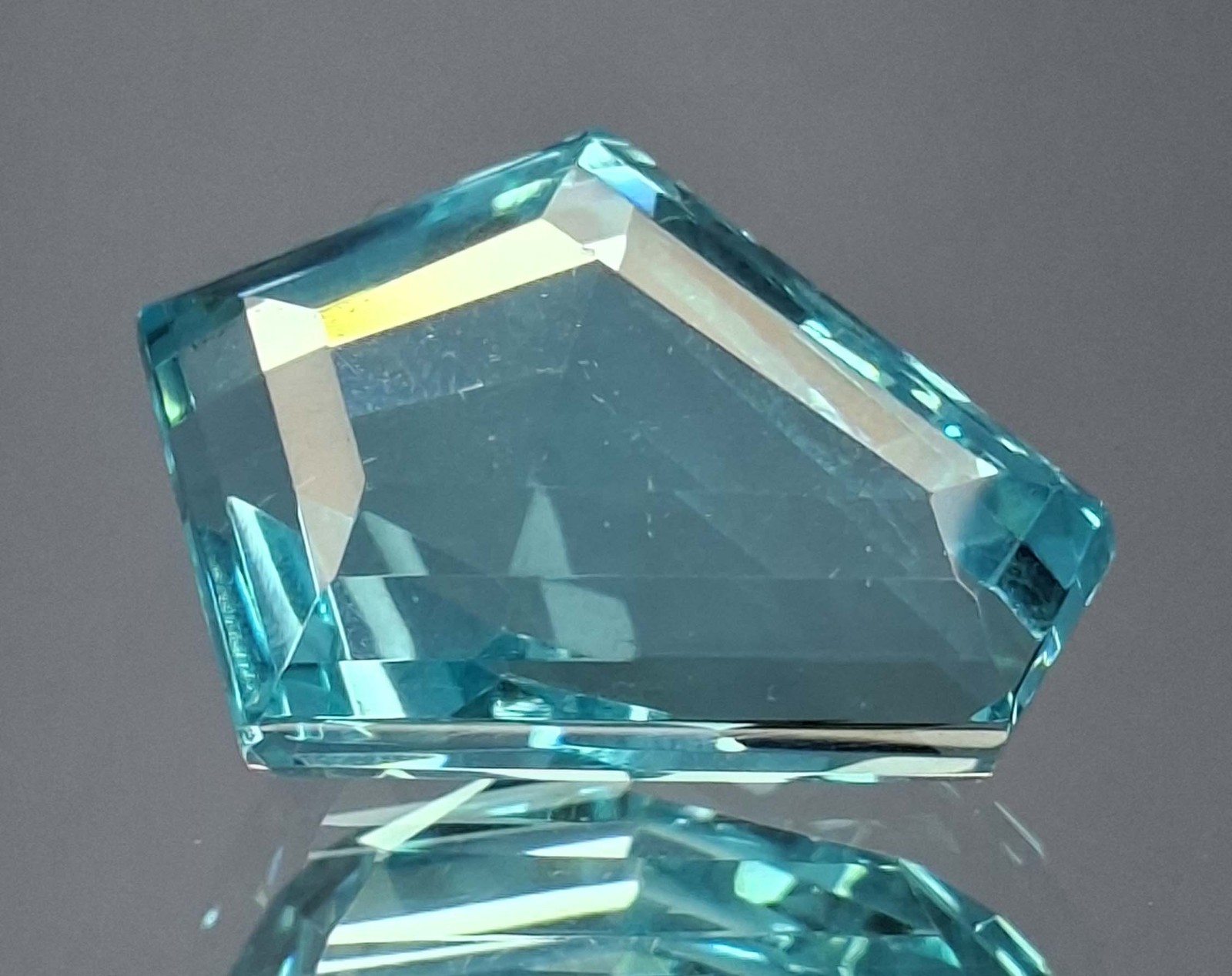 Lab Created Light Blue Topaz Fancy Cut 47-49 Ct Certified Loose Gemstone SP479