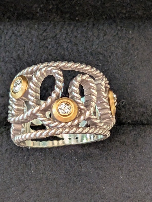 Brighton Massandra YALTA Ring Size 7 Rare Find!