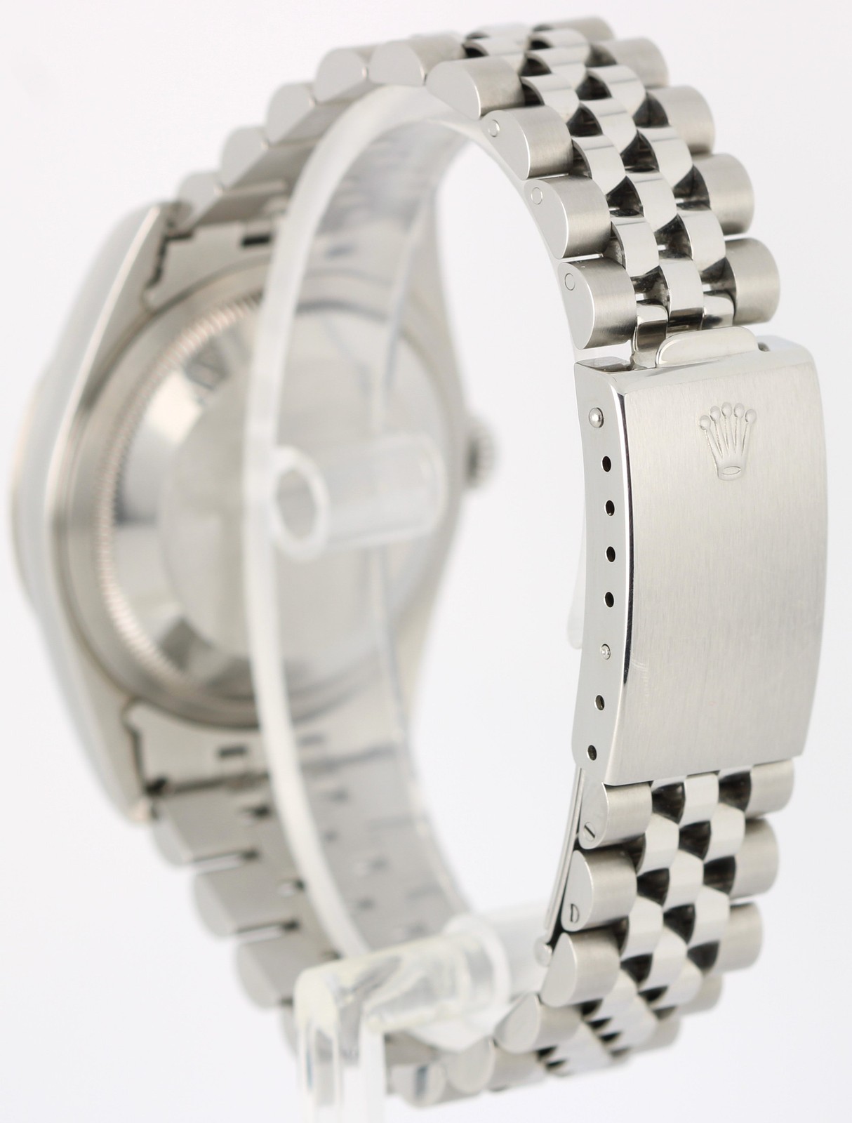 1995 PAPERS Rolex DateJust Silver Roman Numeral 36mm 16234 NO-HOLES Watch BOX