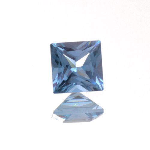 (2.5mm – 6mm) Princess/Square Shape Lab Created Medium Blue #106 Spinel