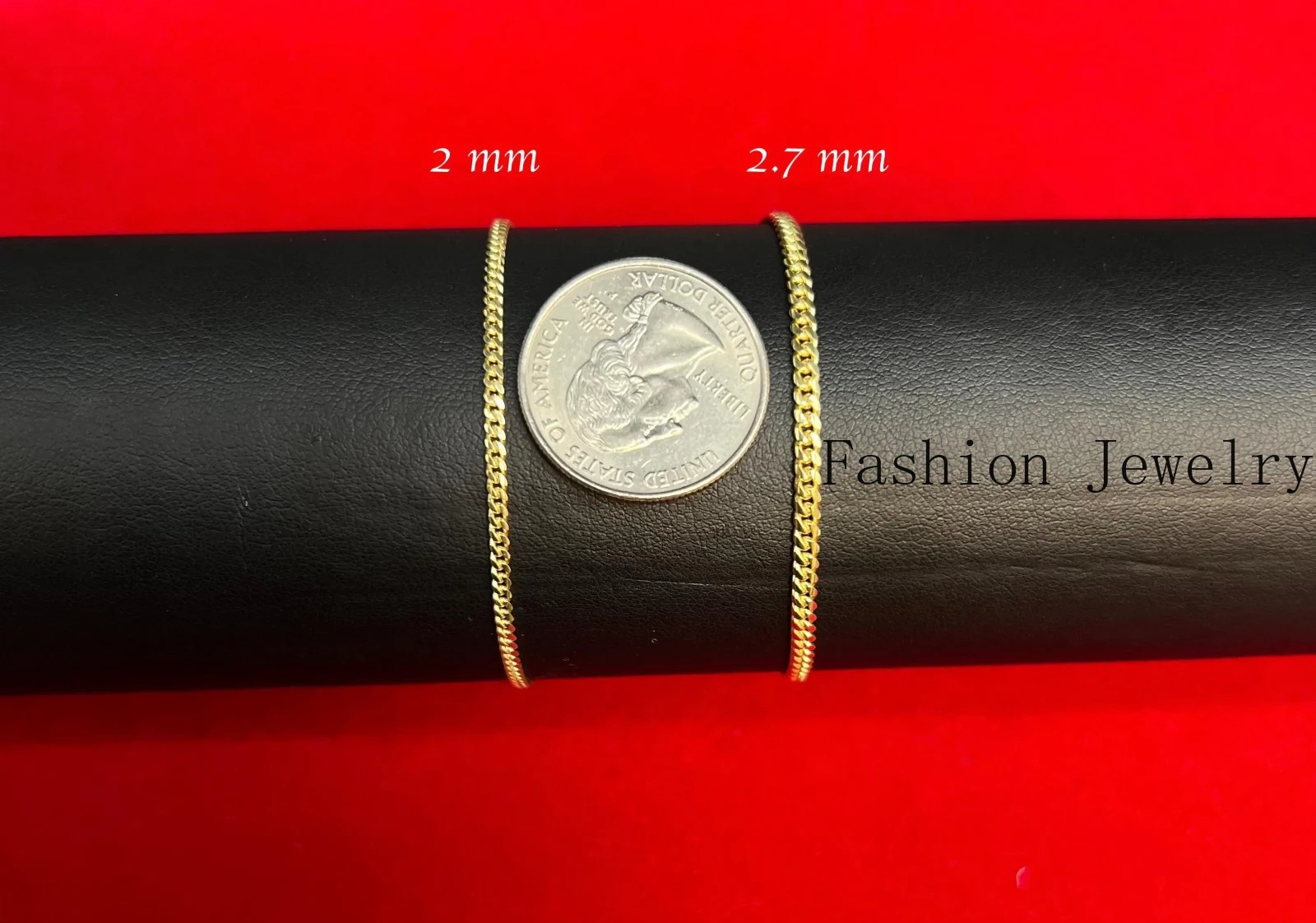 10k SOLID Yellow Gold 2mm – 7mm Miami Cuban Chain Bracelet Real
