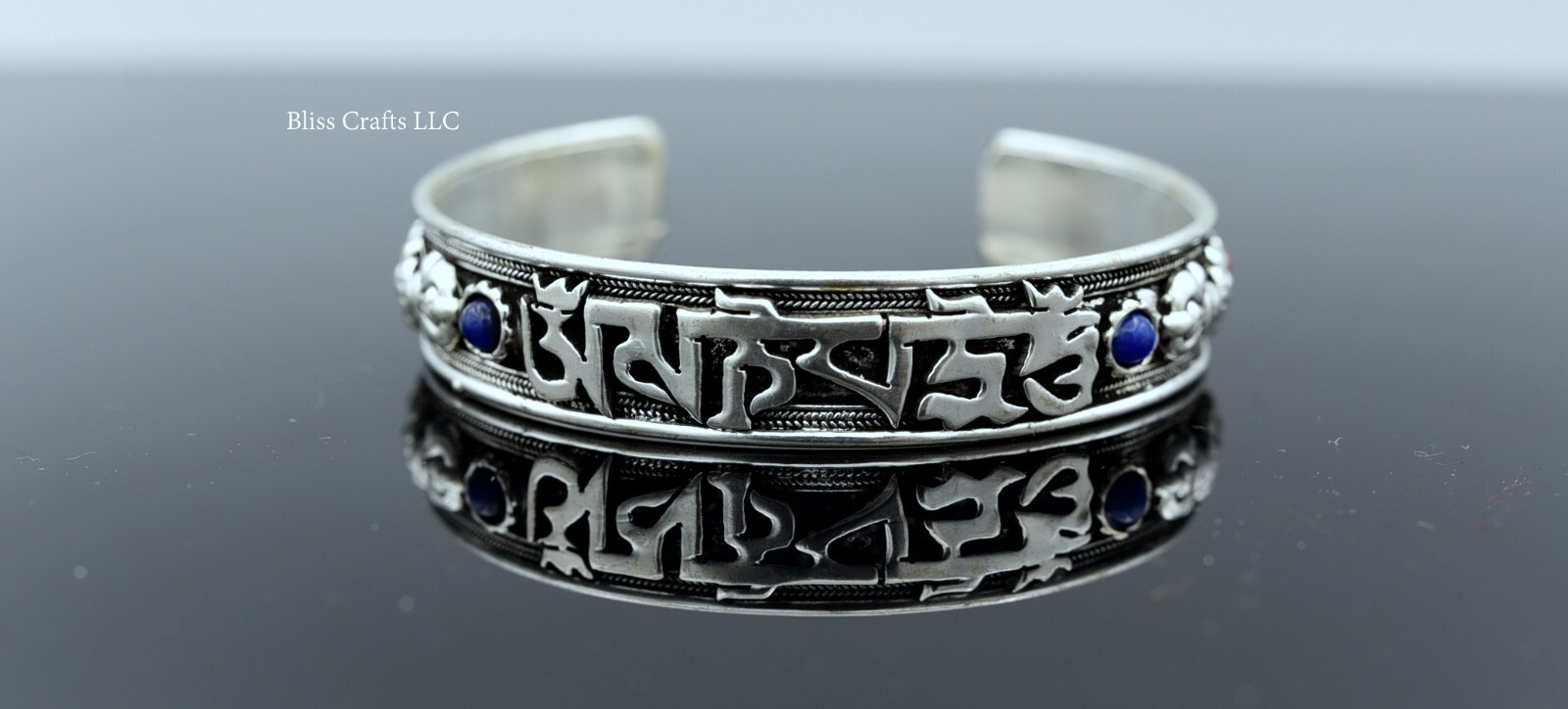 Om Mani Padme Hum with Dorjee combination with turquoise and coral Bracelet