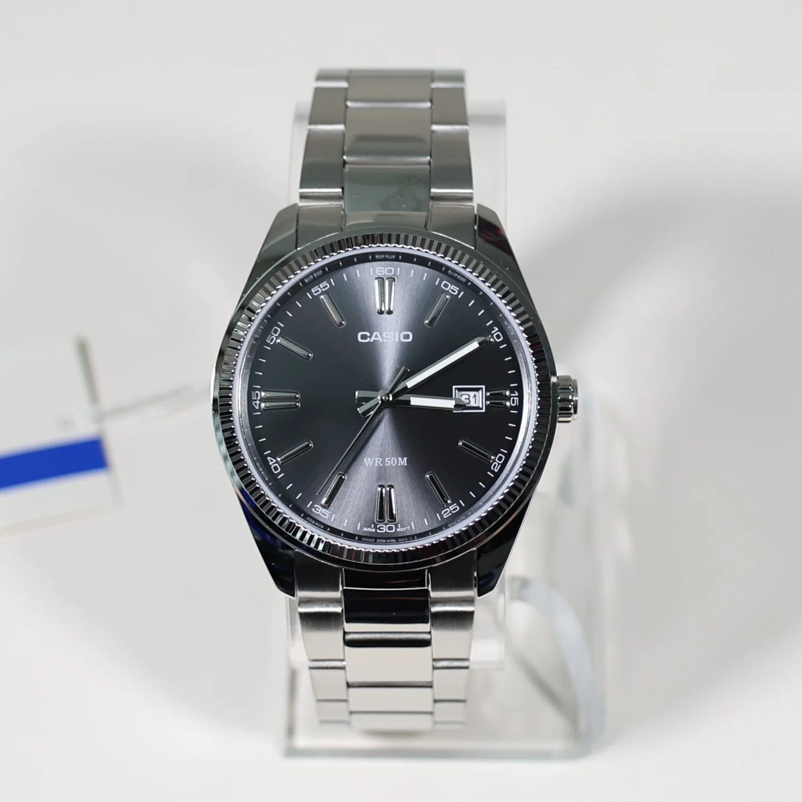 Casio Men’s Vintage Gray Dial Stainless Steel Watch MTP-1302PD-1A1VEF