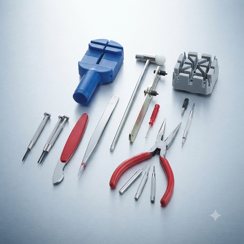 147-Piece Watch Repair Tool Kit – Professional Watchmaker & Maintenance Set