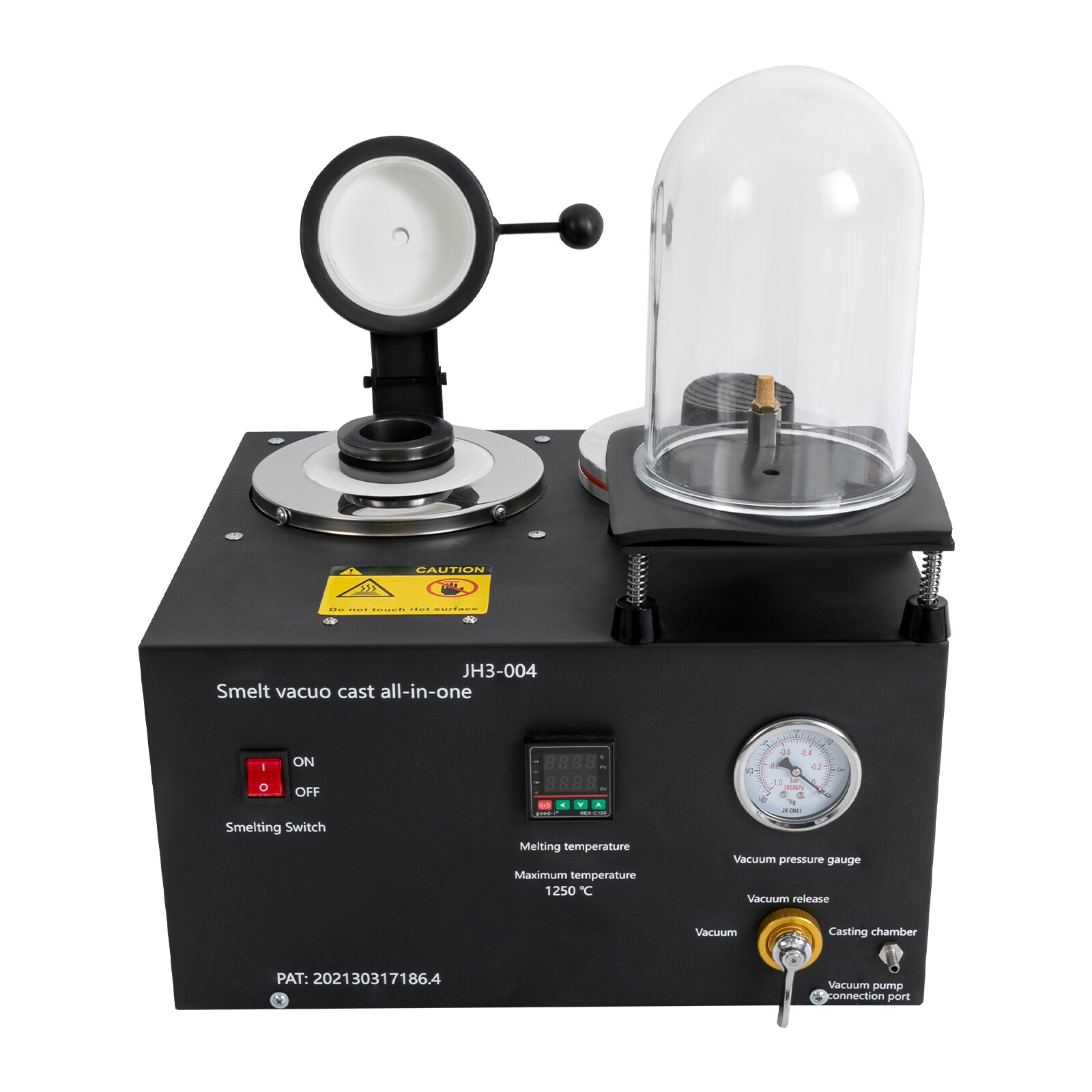 2L Cast Vacuum Machine 1/2HP Jewelry Silver Precious Metal Melting Casting Tool