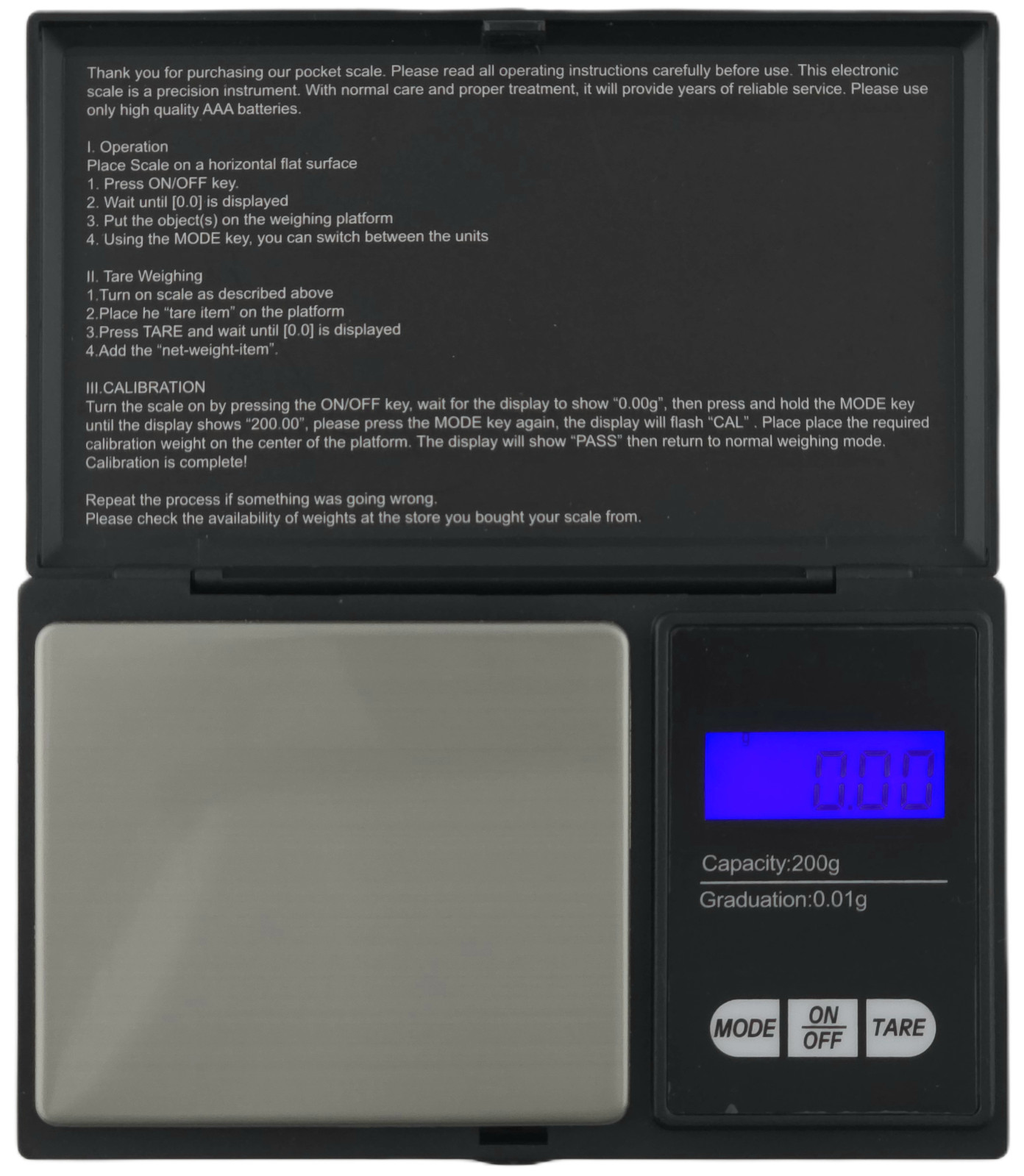 200 x 0.01g Gram Digital Electronic Scale Weigh Gold, Silver, Platinum, Diamonds