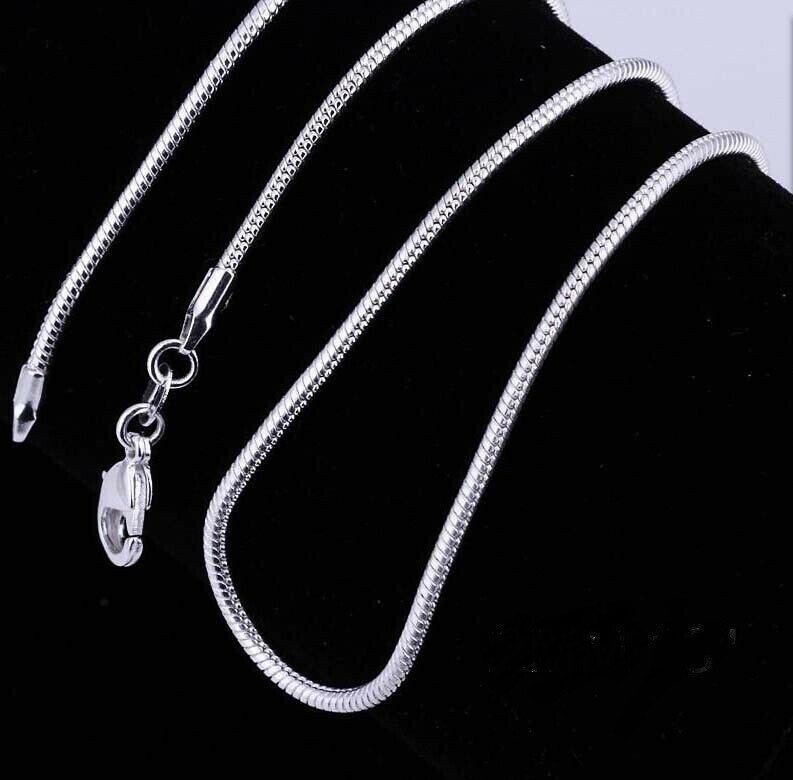 925 STERLING silver 20″ chain necklace SUN Shine starburst charm female women